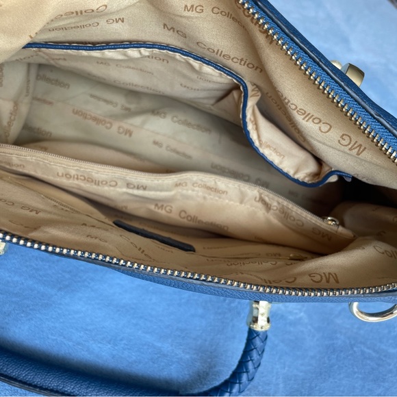 MG Collection Navy Shoulder Purse - Picture 4 of 4